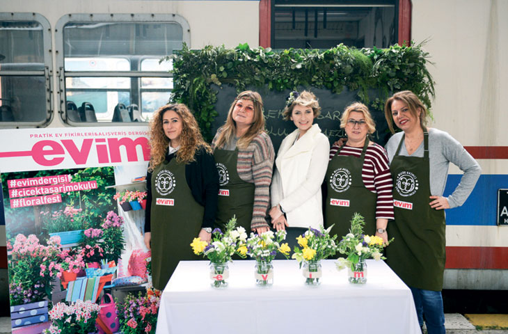 Şehrin ortasında floral bir festival!