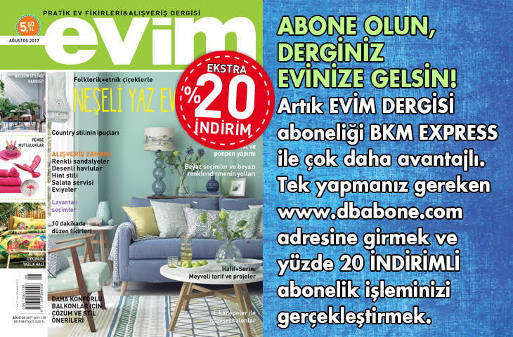 Abone Olun, Derginiz Evinize Gelsin!