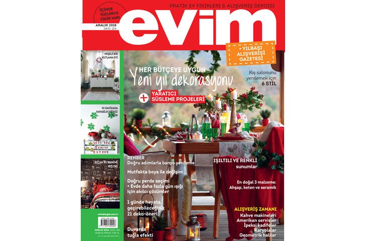 Evim Dergisi Aralık 2018