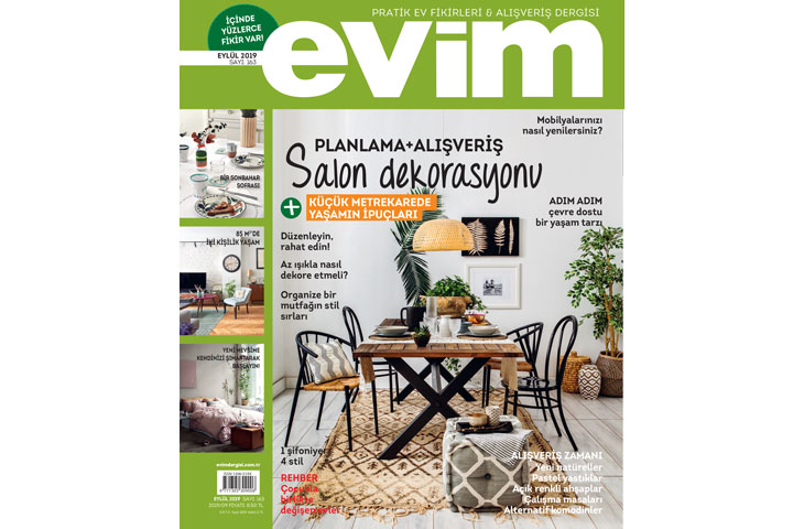 Evim Dergisi Eylül 2019