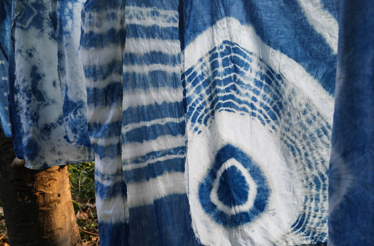 Bir başka batik: Shibori tekniği