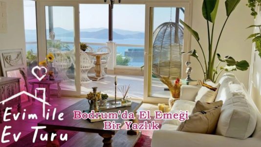 Ev turu: Bu kez Tacihan Yongacı’nın Bodrum’daki el emeği yazlığındayız