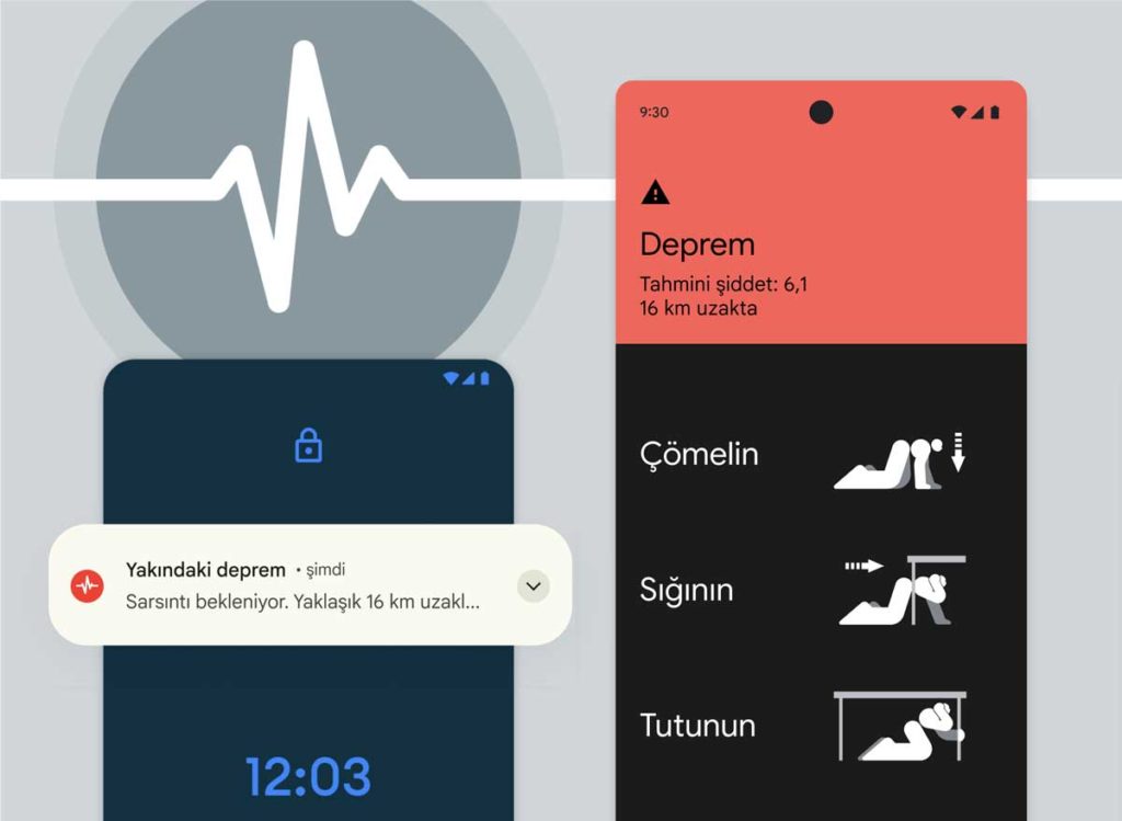 Google, Android Deprem Uyarı Sistemi’ni tanıttı