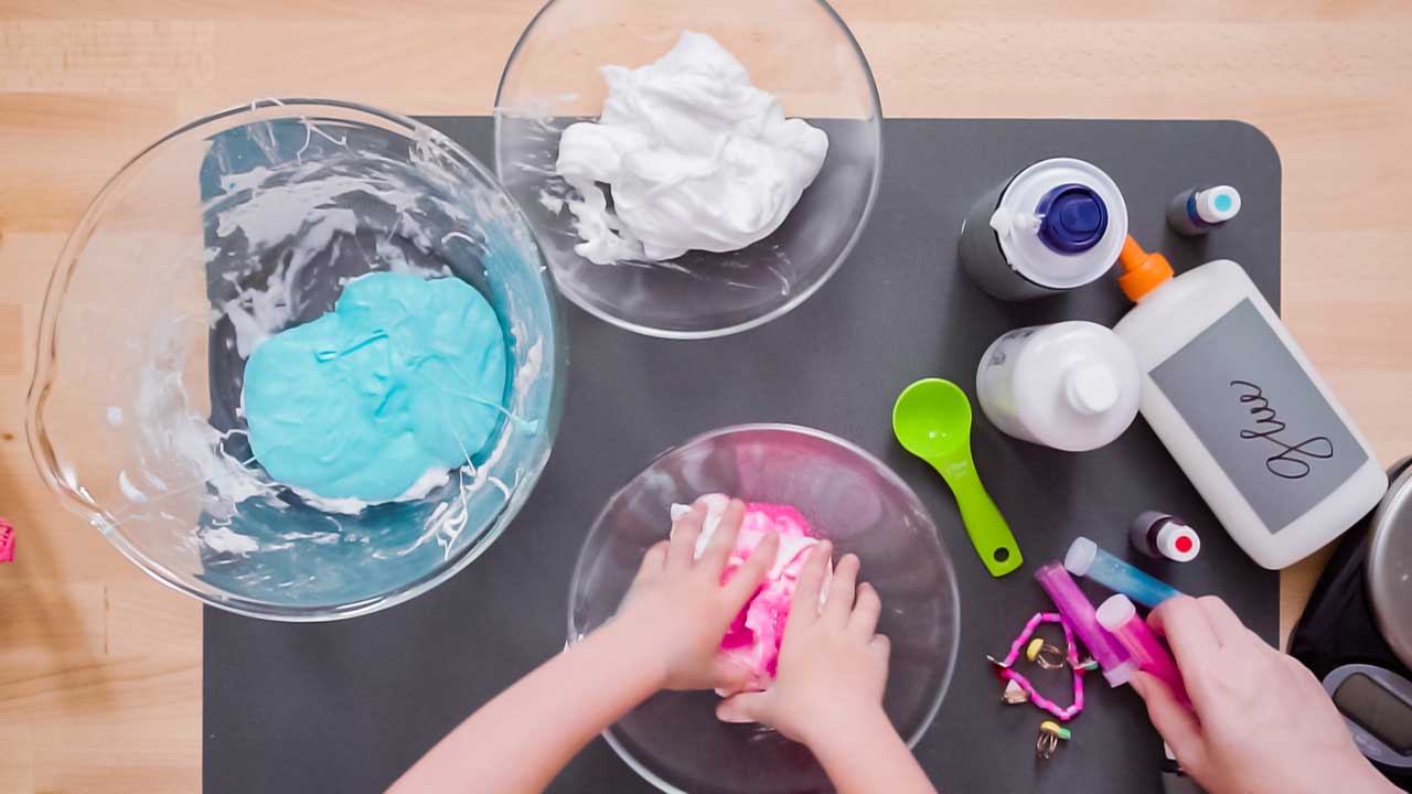 Slime nasıl yapılır? Evde kolay slime yapılışı