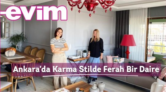 Ankara&#8217;da karma stilde ferah bir dairedeyiz