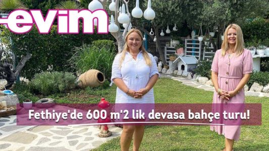 Fethiye&#8217;de 600 mertrekarelik devasa bahçe turundayız