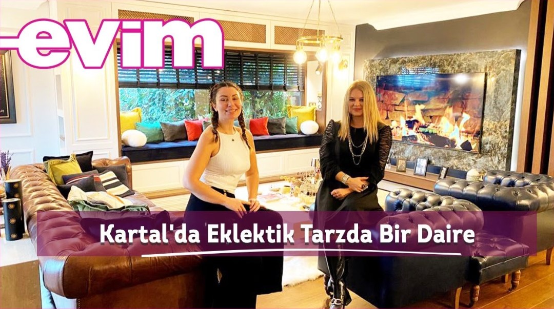 Kartal&#8217;da eklektik tarzda bir dairedeyiz