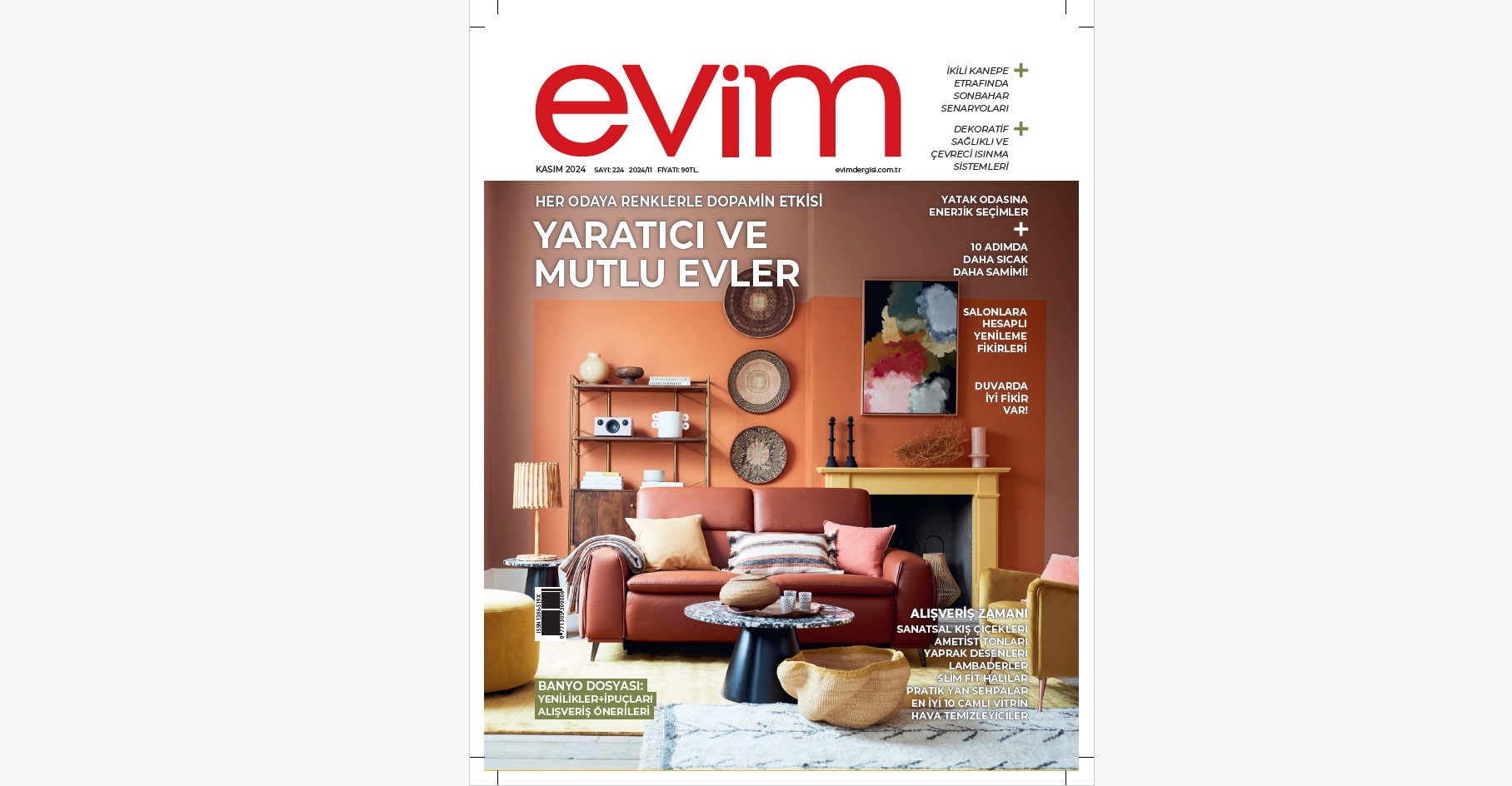 Evim Dergisi Kasım 2024