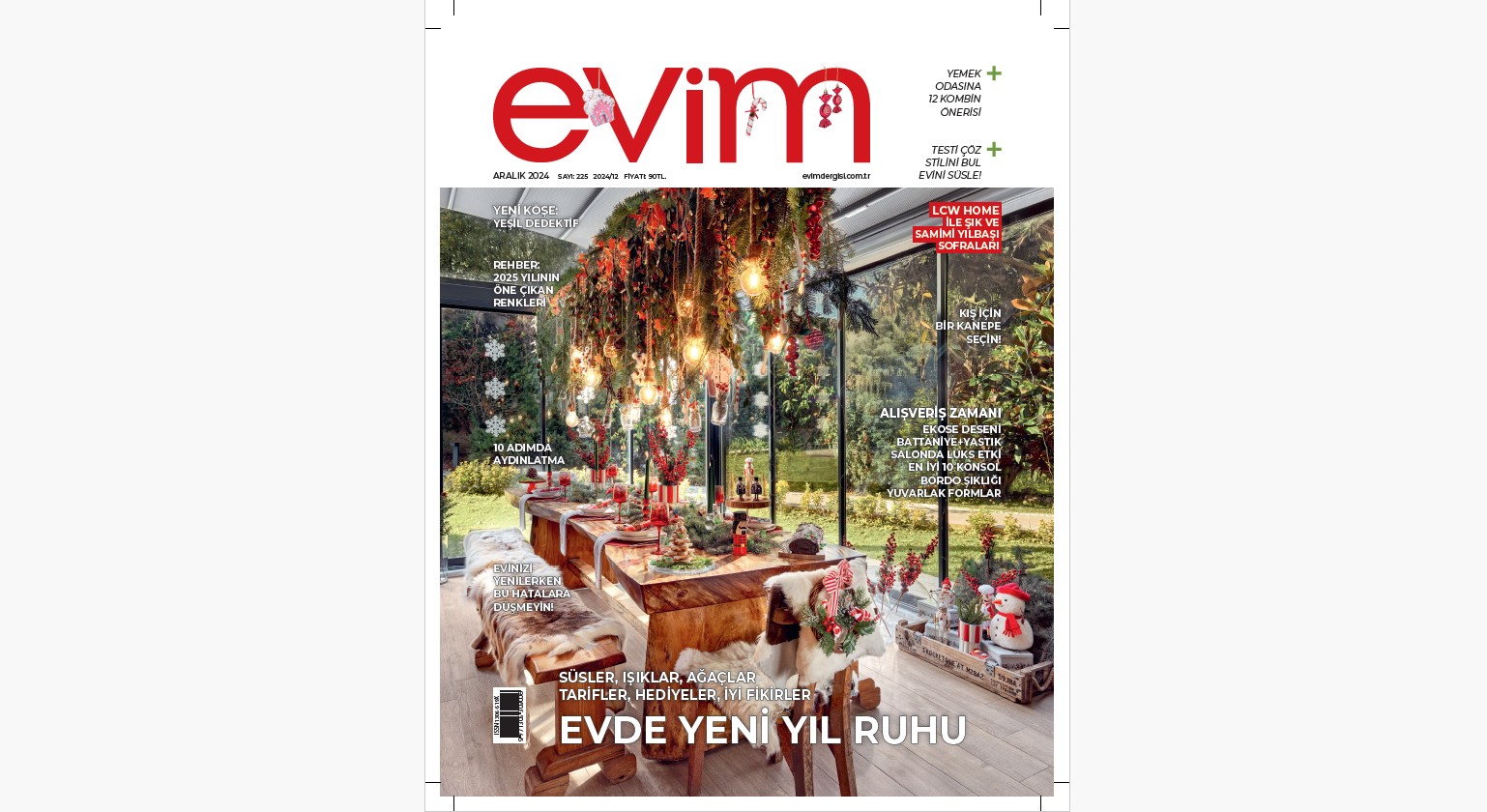 Evim Dergisi Aralık 2024