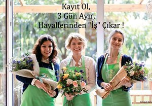 Çiçekçiliğin de okulu var