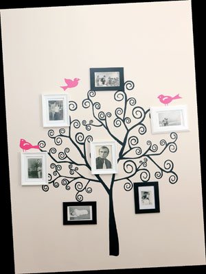 Duvarda aile ağacı