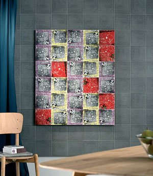 Duvarda seramik oyunları