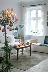 Yetenekli bir stilistten festival tadında yeni yıl evi