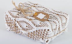 Dantel kaplı paketler