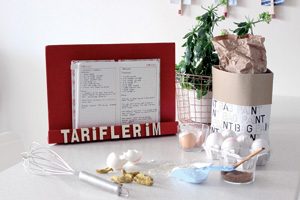 Tarifleriniz için kitap standı