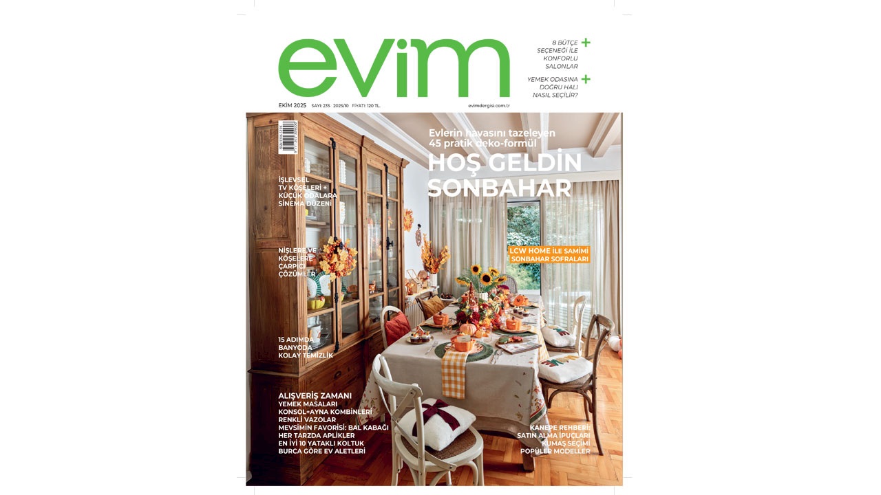 Evim Dergisi Ekim 2025