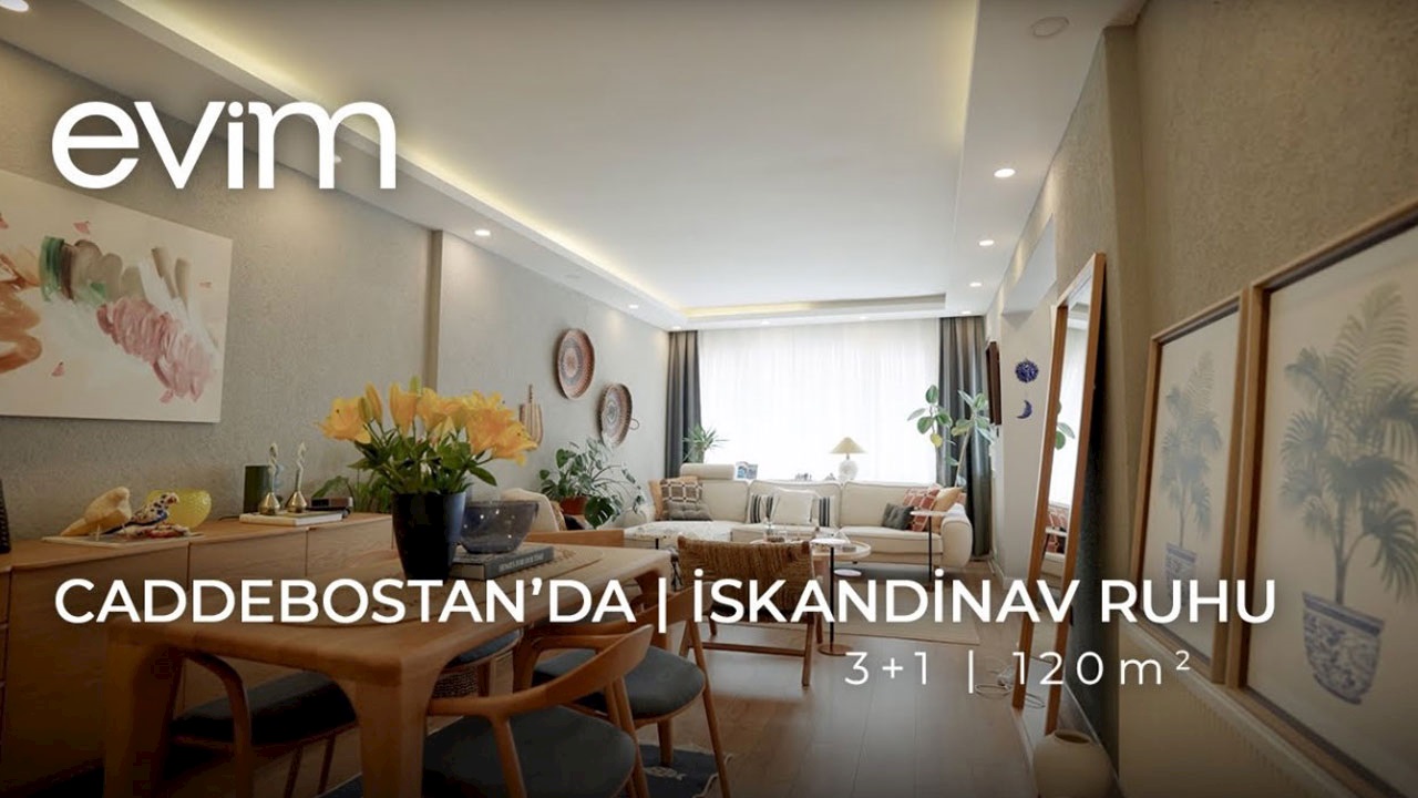 Caddebostan'da 120m² İskandinav ruhu: Genç çiftin stil sahibi evi Haberi