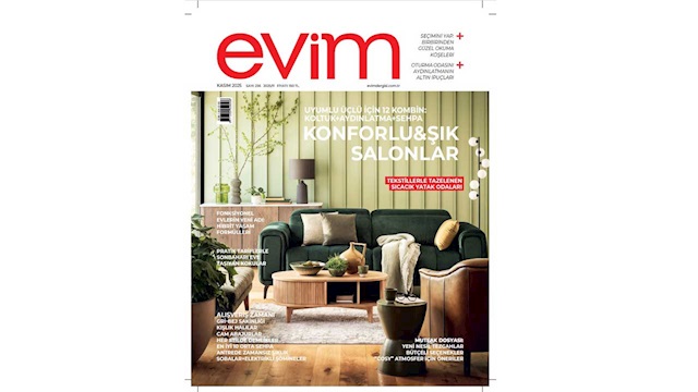 EVİM DERGİSİ KASIM 2025 SAYISI ÇIKTI!