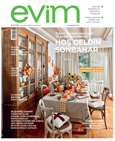 Evim Dergisi Ekim 2025 Sayısı Çıktı!
