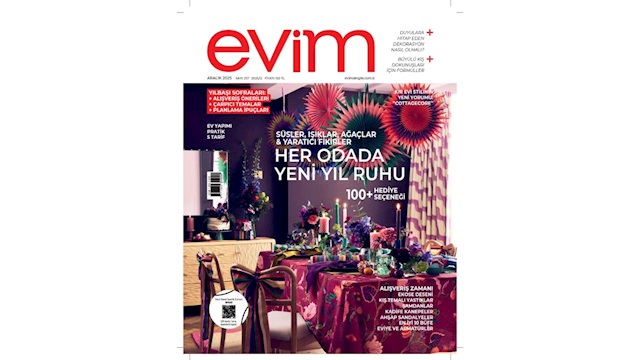 EVİM DERGİSİ ARALIK 2025 SAYISI ÇIKTI!